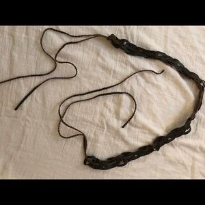 Anthropologie braided belt